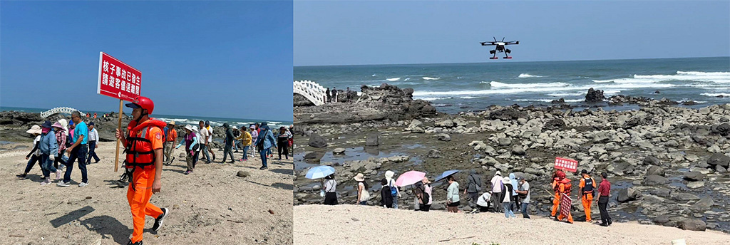 Image(1):Drills of Recreation Area Closed - Shimen Cave Parking Lot