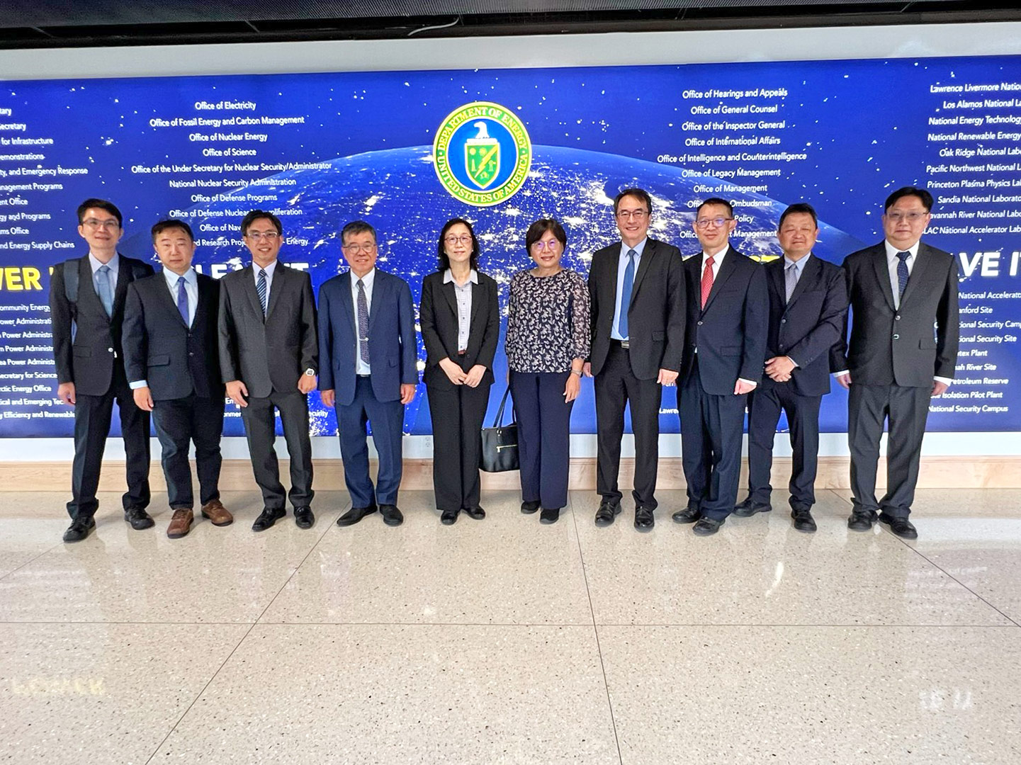 Image(2):NSC Delegation Group Photo at the U.S. Department of Energy