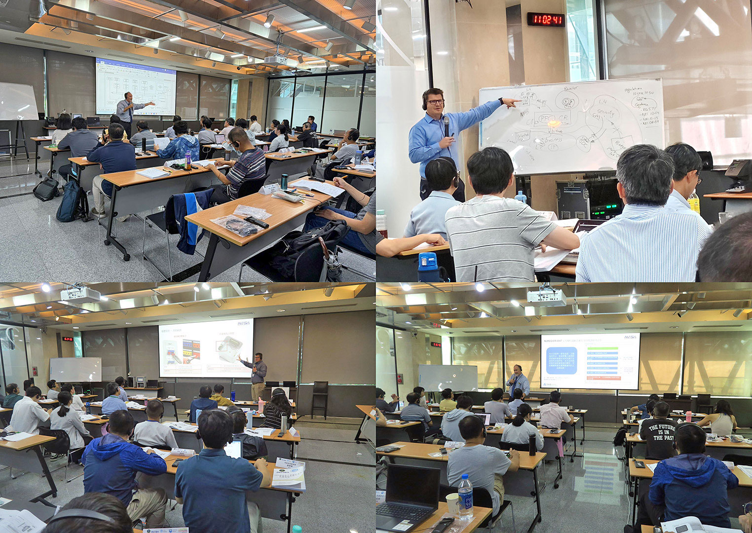 Image(2):Lecture delivered by instructors