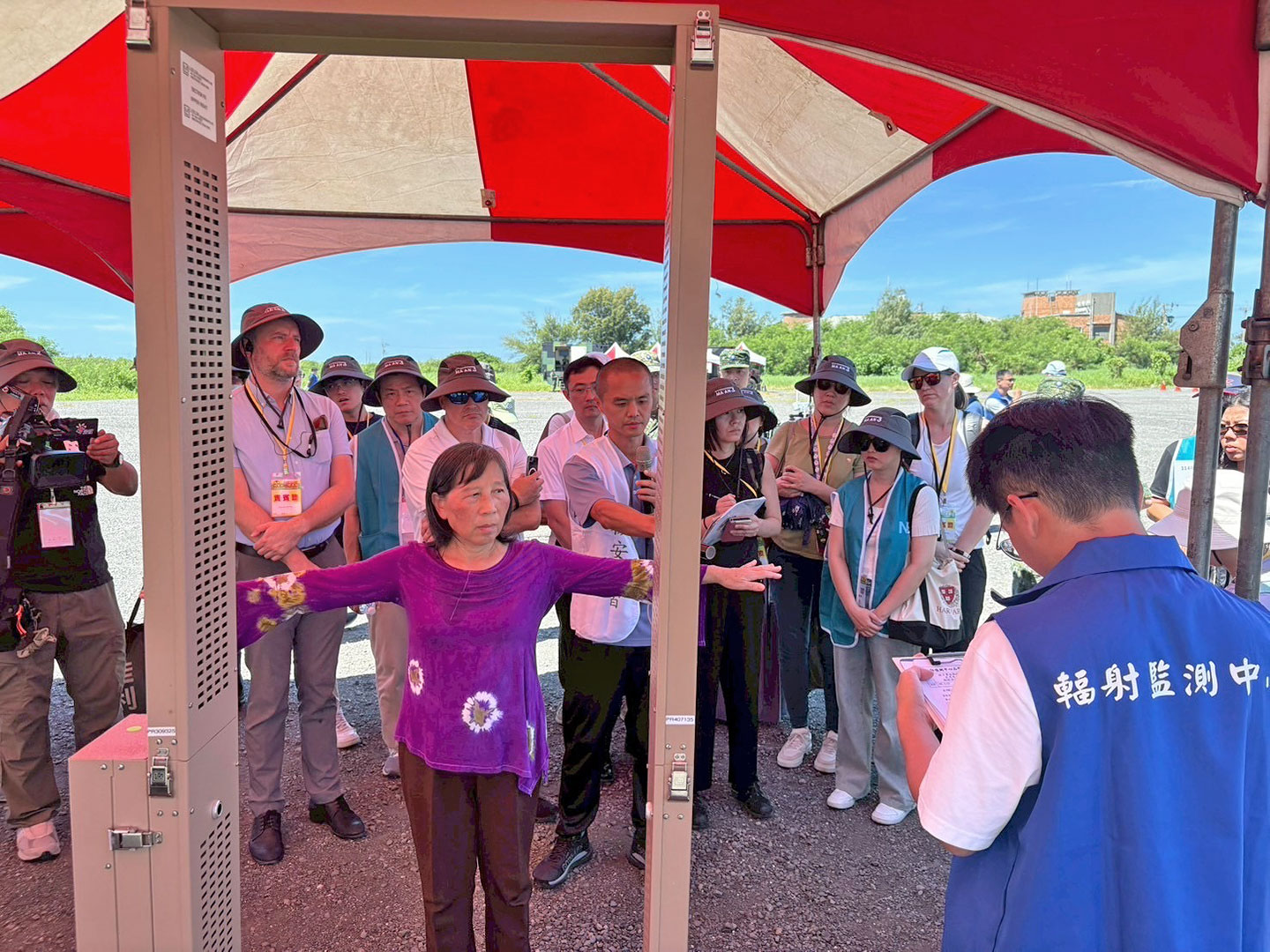 Image(4):Observation of full participation exercise – Personnel Contamination Screening