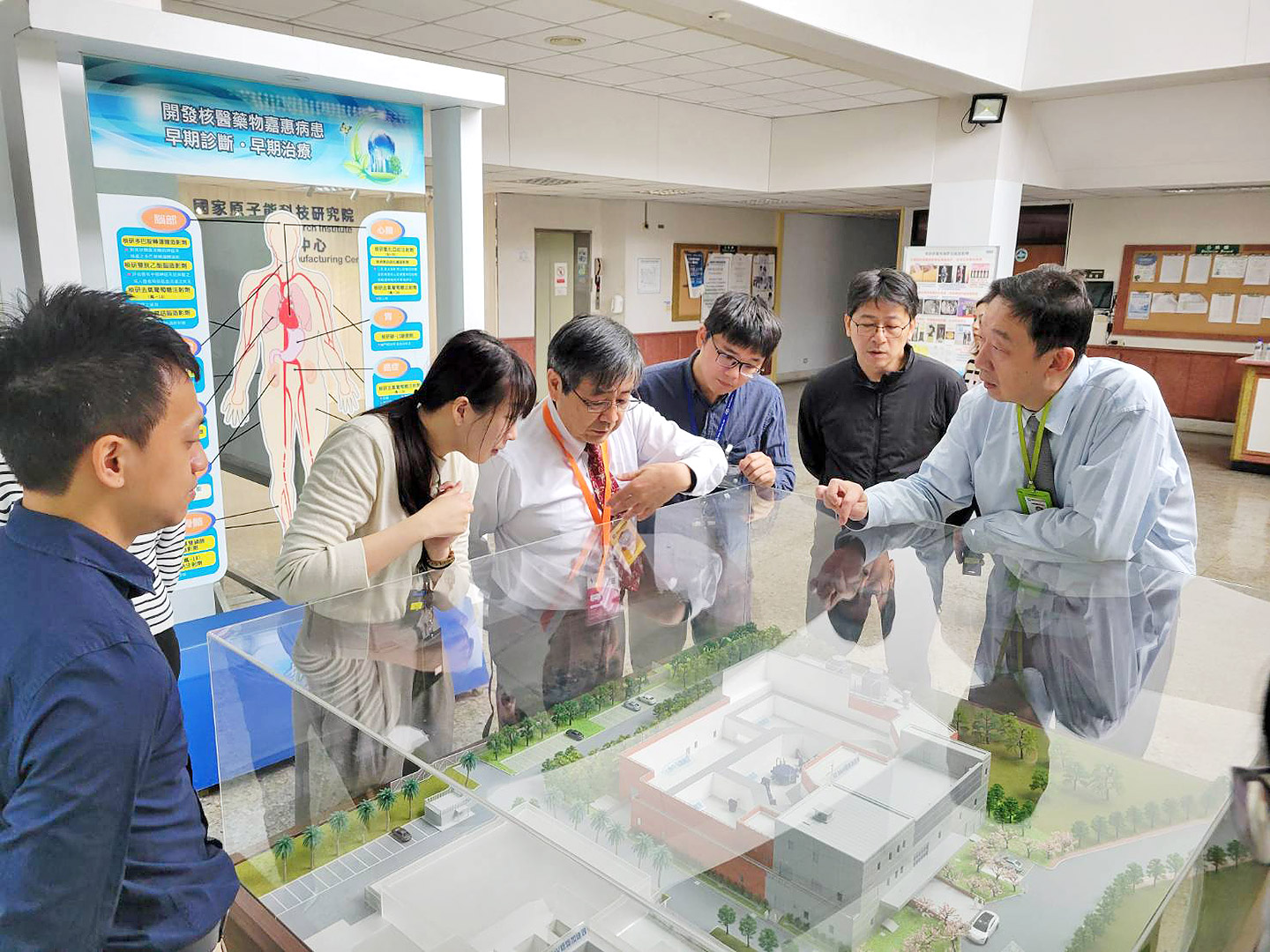 Image(5):Site visit to the accelerator facility at NARI