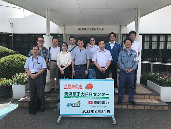 本會派員赴日參加除役訓練課程及參訪美濱核電廠進行意見交流圖