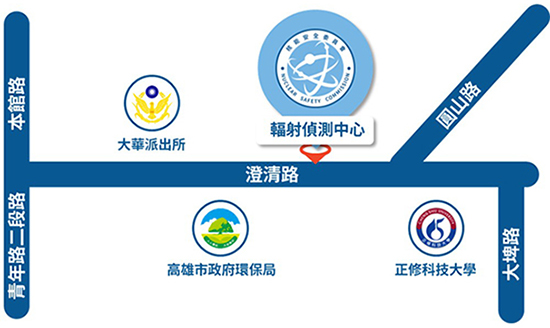 本中心位置圖