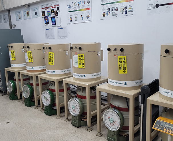 加馬能譜放射性含量分析設備圖