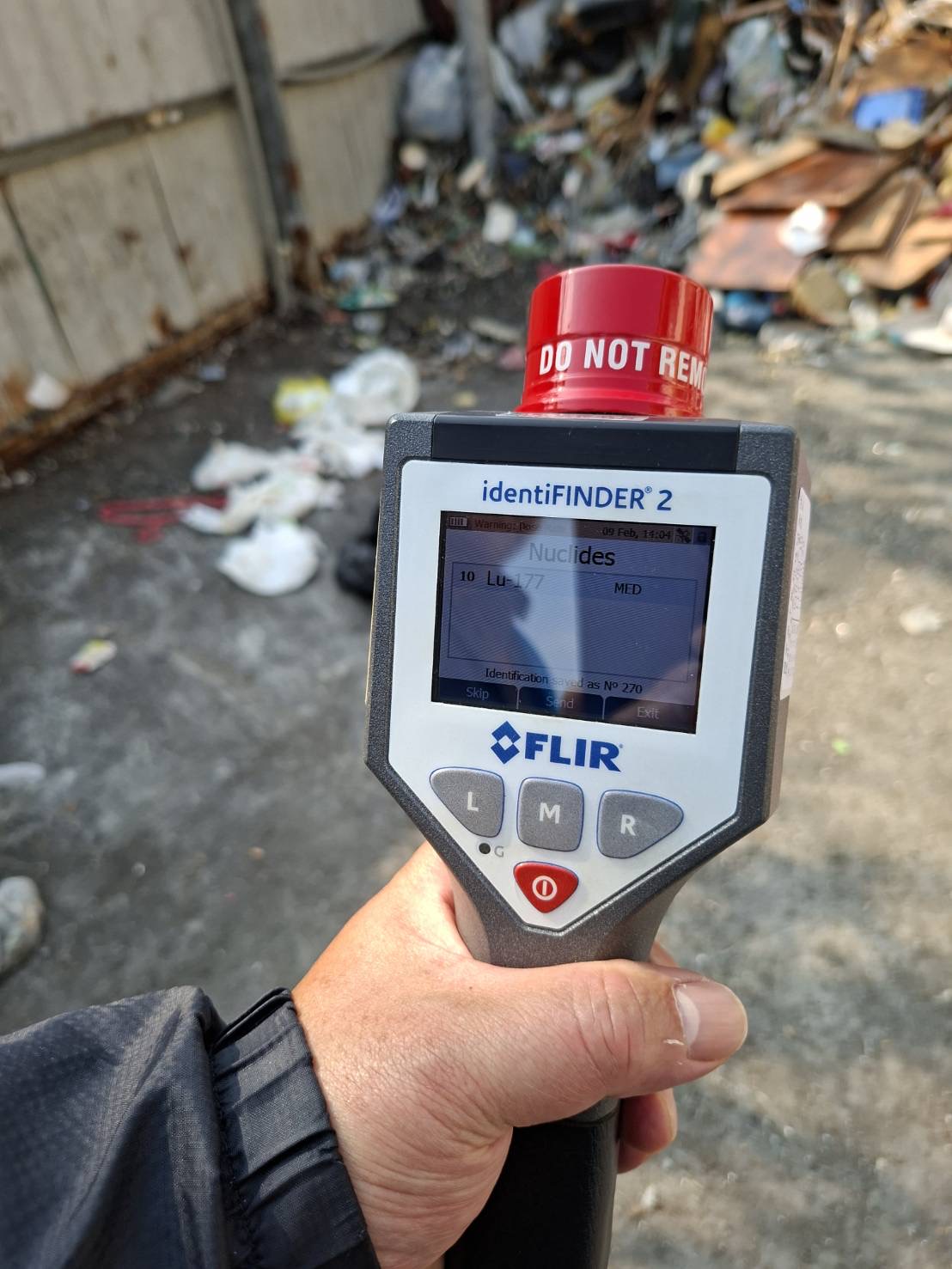 相關照片(3):核種分析儀器測得核種為鎦-177(Lu-177)