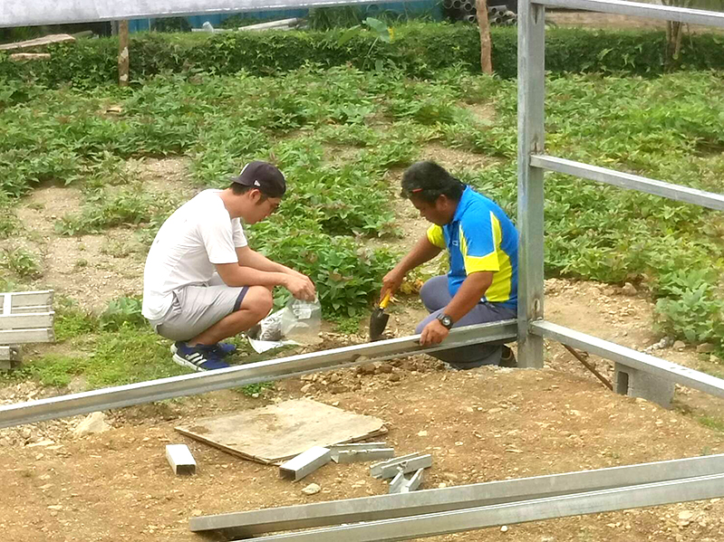 東清部落土樣取樣作業情形