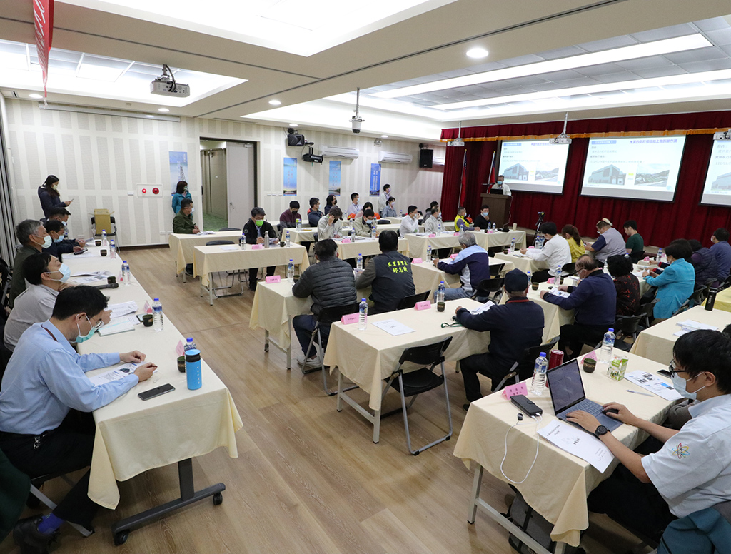 訪查活動於核一廠除役專案小組二樓禮堂召開情形