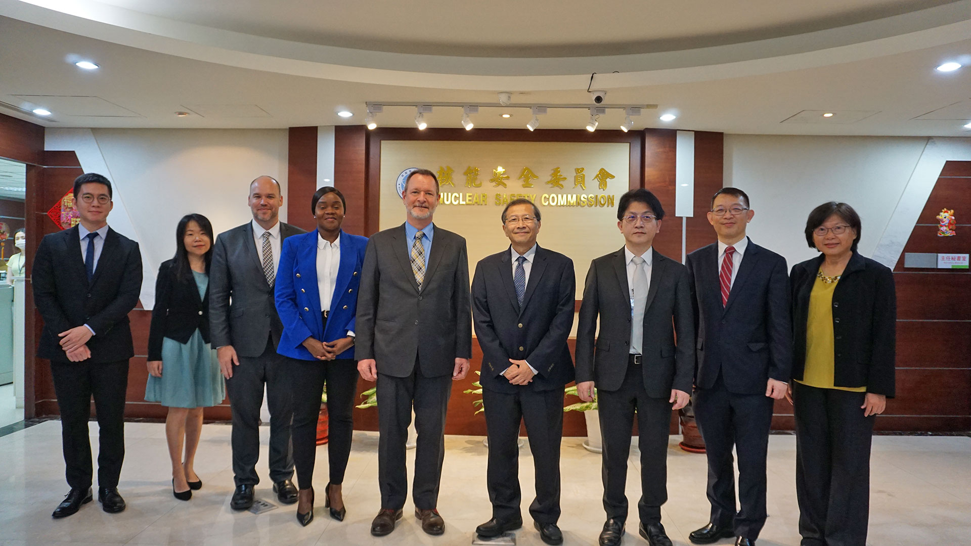 美國NRC代表拜會陳主任委員