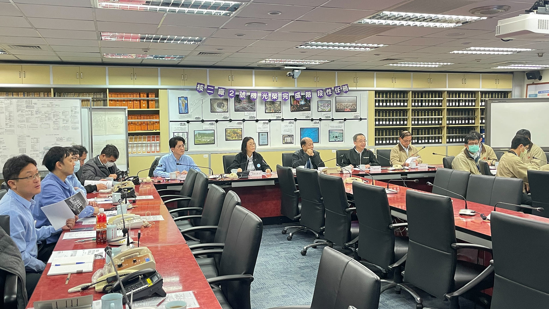 陳主任委員與台電公司及核二廠員工座談
