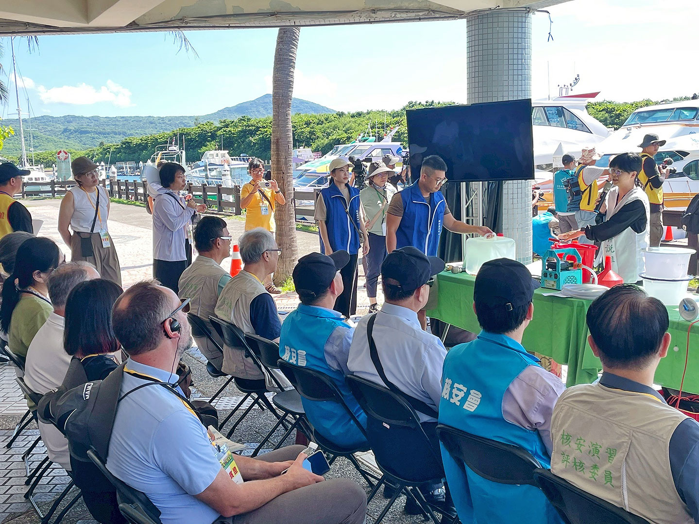 觀摩輻射監測中心實兵演練-海上輻射偵測及取樣
