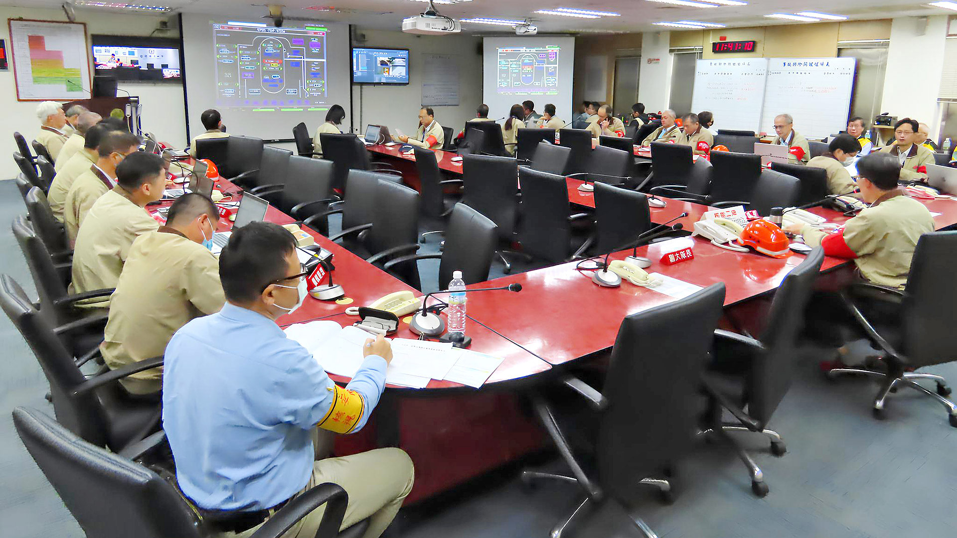 技術支援中心應變演練視察