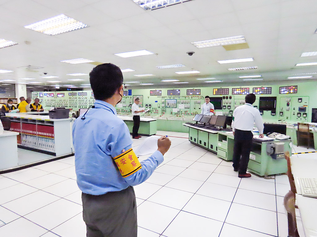 主控制室(模擬器操作)應變演練視察