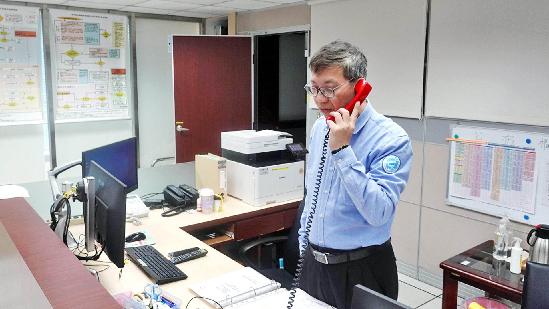 本會視察員執行非上班時間無預警通訊測試：電話聯繫