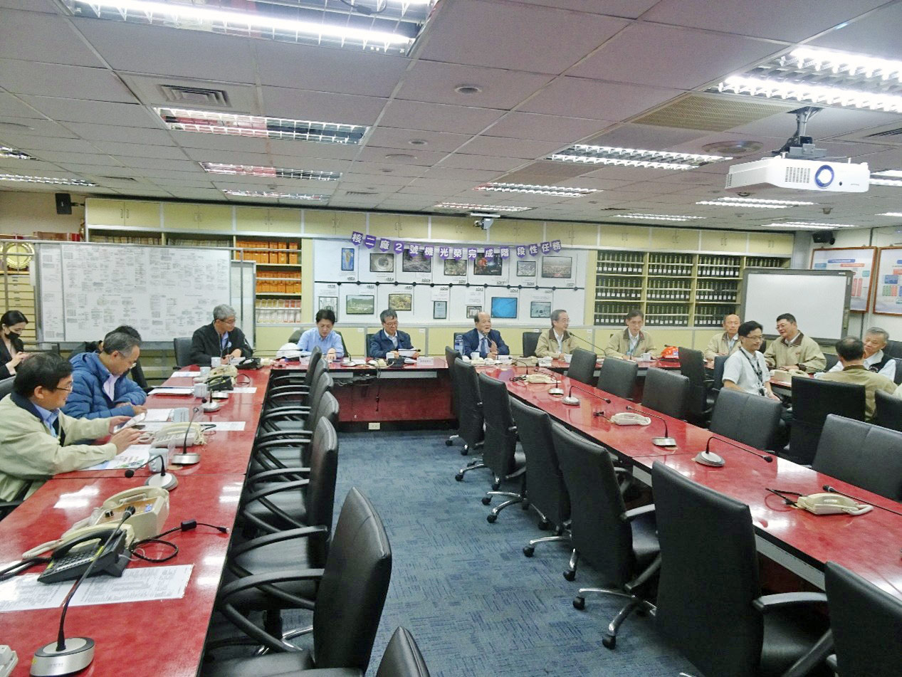 陳主任委員與台電公司及核二廠員工座談