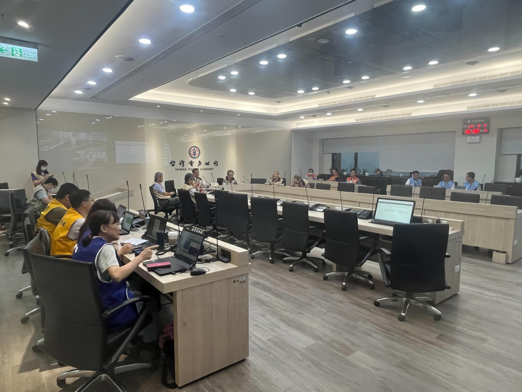 台電總公司動員應變