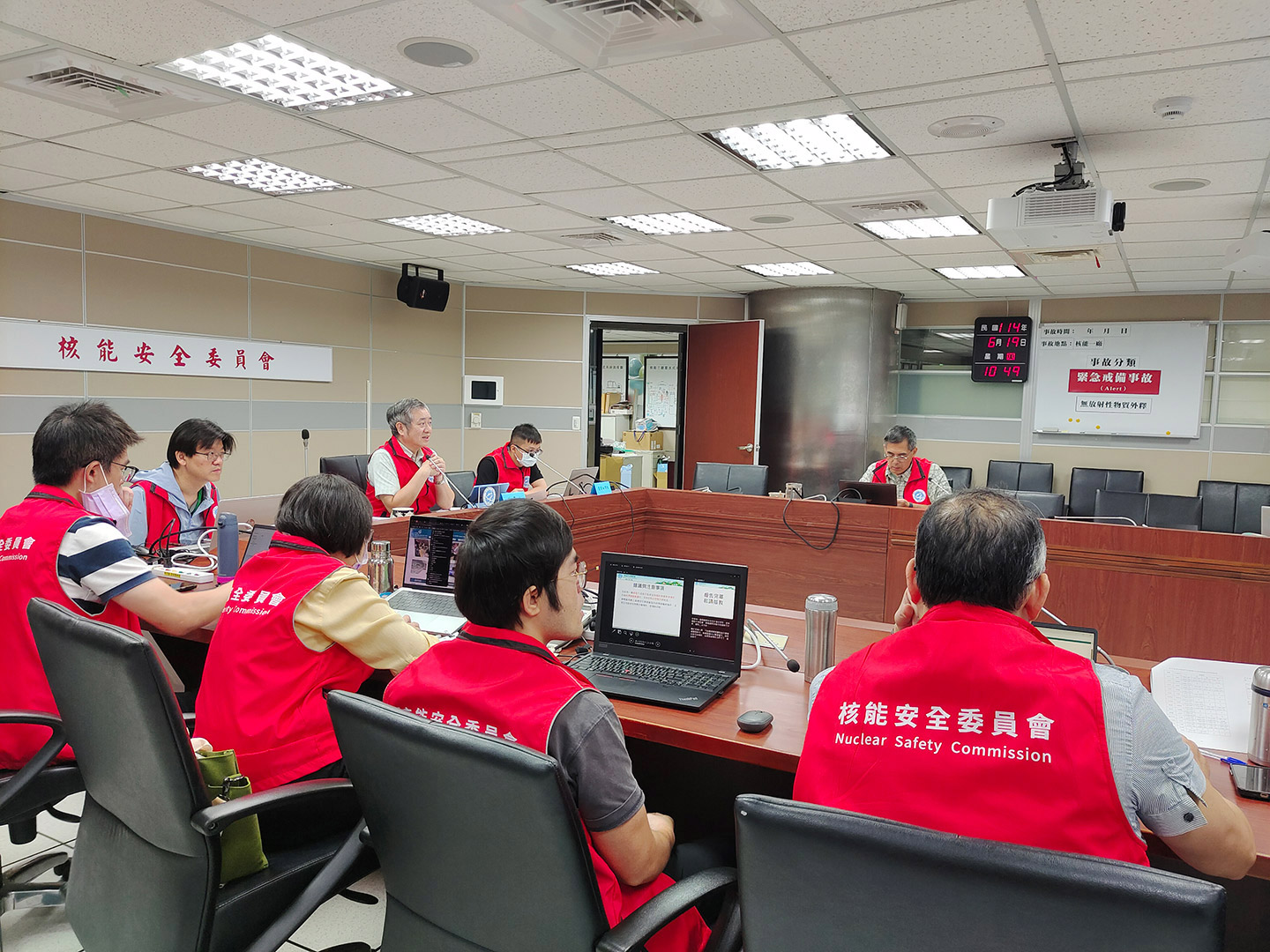 相關照片(7):核安會核子事故緊急應變小組演練