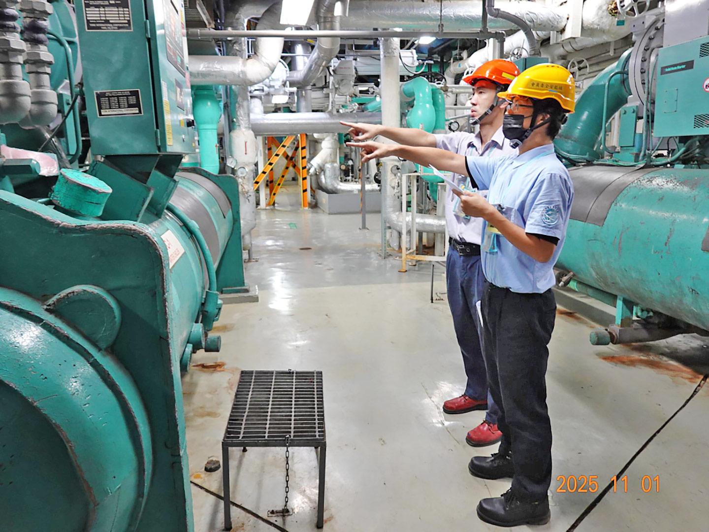 相關照片(3):核安會視察員查核1號機聯合結構廠房現場狀況